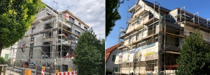 Neubauprojekt Besigheim, Fassade und Dämmung