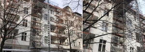 Sanierungs- und Umbauprojekt in Berlin, Aussenansicht